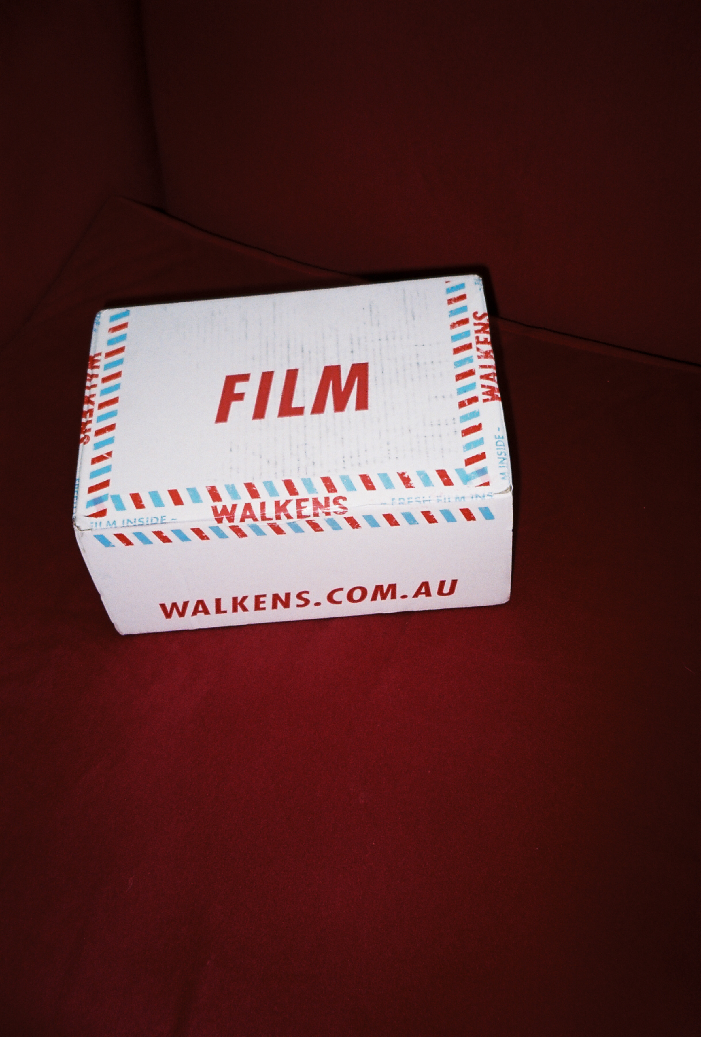 Walks film box (Pic: Lucy Lumen)