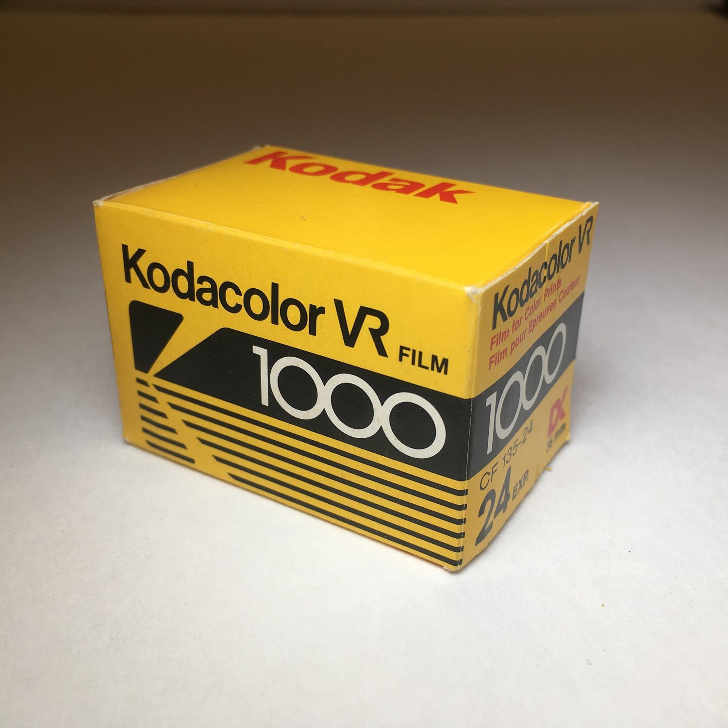 Kodacolor VR 1000 film box (Pic: Thistle33/Wikimedia Commons)