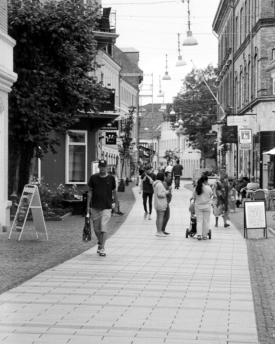 People on shopping street (Pic: Jim Grey)
