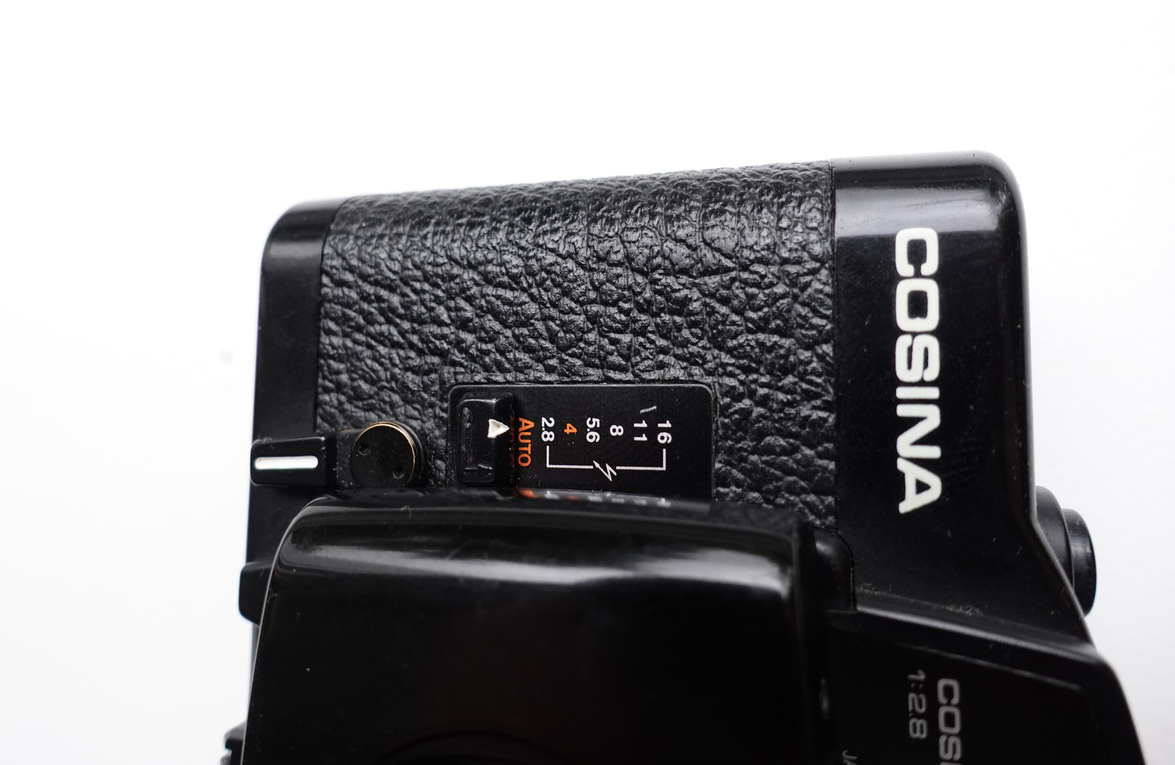Cosina CX-2 aperture selection (Pic: Stephen Dowling)